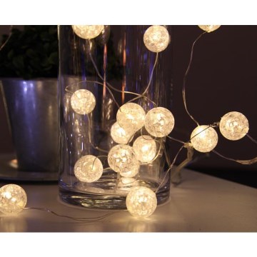 Eglo - Guirlande lumineuse de Noël 15xLED/3xAA 1,4 m