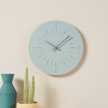 Eglo - Horloge murale 1xAA d. 30 cm vert