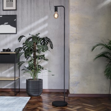 Eglo - Lampadaire 1xE27/40W/230V noir