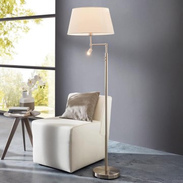 Eglo - Lampadaire 1xE27/60W + LED/2,1W