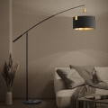 Eglo - Lampadaire 3xE27/40W/230V noir/doré