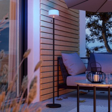 Eglo - Lampadaire d'extérieur rechargeable LED RGBW dimmable LED/2,2W/3,7V 3000K 2200 mAh IP54