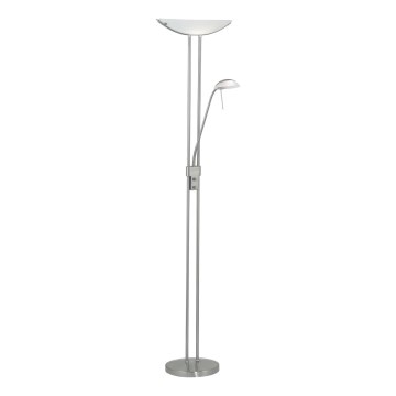 EGLO - Lampadaire dimmable BAYA 1xR7s/230W+1xG9/33W chrome mat