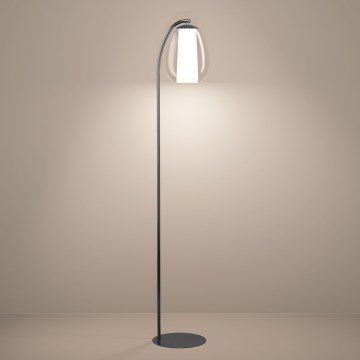 Eglo - Lampadaire sur pied LED dimmable LED/7W/230V + LED/1,6W 2200-6500K noir chromé