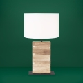 Eglo - Lampe de table 1xE27/40W/230V 62,5 cm marron