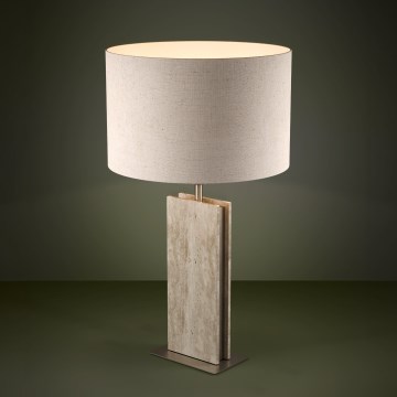 Eglo - Lampe de table 1xE27/40W/230V beige
