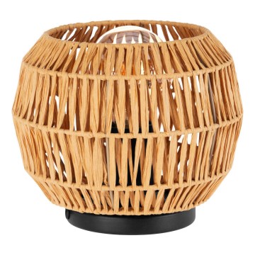 Eglo - Lampe de table 1xE27/40W/230V marron