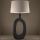 Eglo - Lampe de table 1xE27/60W/230V 88 cm noir/crème
