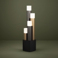 Eglo - Lampe de table à intensité variable 4xLED/3,7W/230V 3000K anthracite/doré