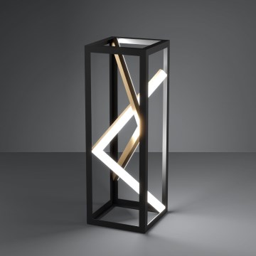 Eglo - Lampe de table à intensité variable LED/21W/230V 2700-6500K noir/doré + Télécommande