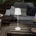 Eglo - Lampe de table extérieure rechargeable à LED dimmable/LED/3,8W/5V 2400/3000/4000K 2000 mAh IP44 blanche