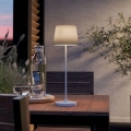 Eglo - Lampe de table LED rechargeable, dimmable à commande tactile, LED 3,8 W/5 V, 2400/3000/4000 K, 2000 mAh, blanc/vert