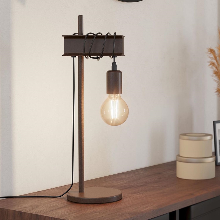 Eglo - Lampe de table TOWNSHEND 1xE27/10W/230V