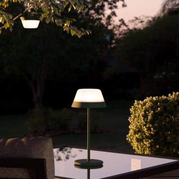 Eglo - Lampe d'extérieur RGBW à intensité variable 2en1 LED/1,5W/5V 2600 mAh IP54 vert