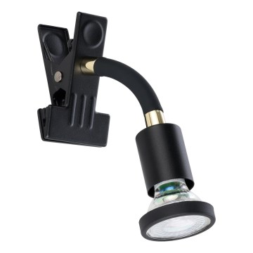 Eglo - Lampe LED à pince 1xGU10/4,5W/230V noire
