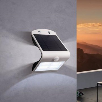 Eglo - Lampe solaire avec capteur LED/3,2W/3,7V 2000 mAh IP54