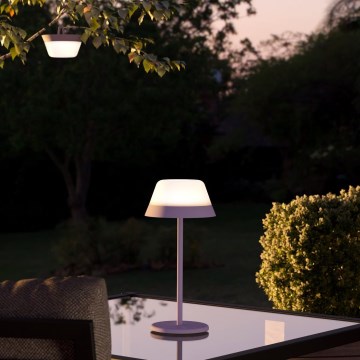 Eglo - Lampe tactile d'extérieur RGBW à intensité variable 2en1 LED/1,5W/5V 2600 mAh IP54 violet