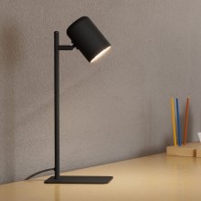 Eglo - LED Lampe de table 1xGU10/4,5W/230V noir