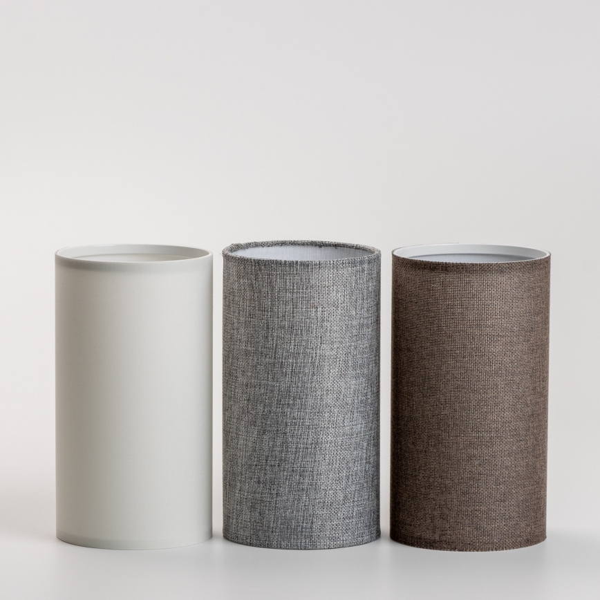 Eglo - LED  Lampe de table TUNJA 1xE27/60W/230V 26,5 cm chrome mat/blanc