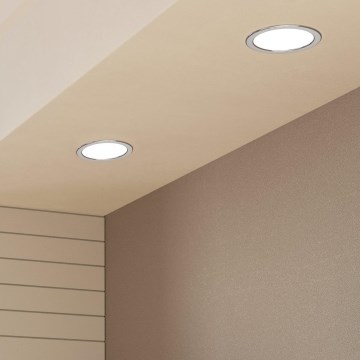 Eglo - LED Plafonnier encastré pour salle de bains LED/10,5W/230V IP44 pr. 16,6 cm