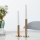 Eglo - LOT 2x Bougie LED/1xAAA 25 cm blanc