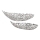 Eglo - LOT 2x Plateau décoratif 44/61 cm argent