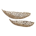 Eglo - LOT 2x Plateau décoratif 44/61 cm doré