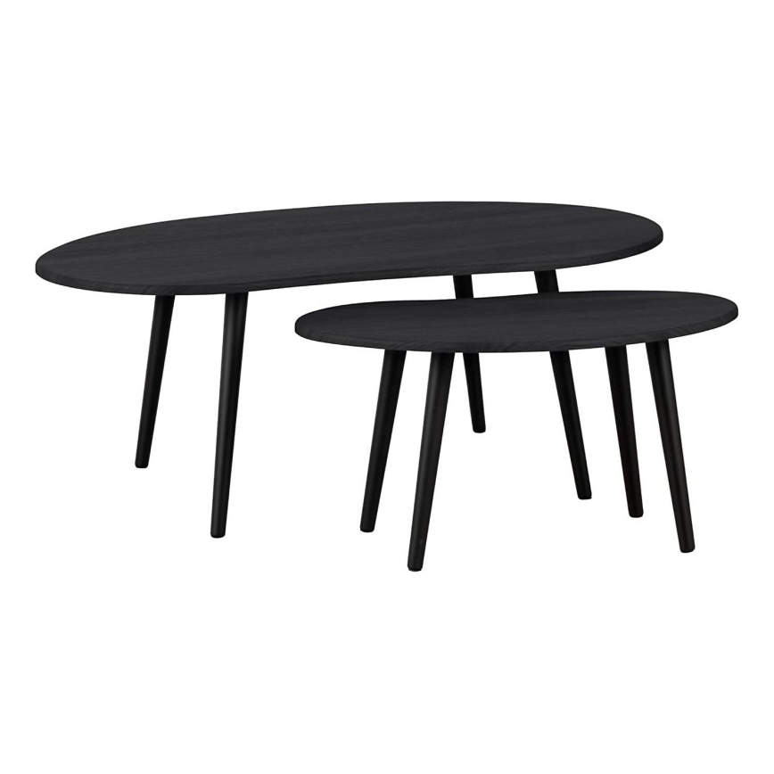 Eglo - LOT 2x Table d'appoint noir