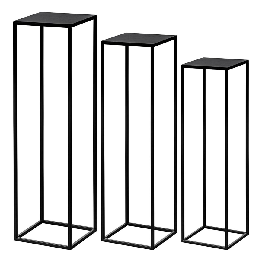Eglo - LOT 3x Jardinière noir