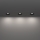 Eglo - LOT DE 3 spots encastrés LED pour salle de bains LED/4,9W/230V 2700/4000/6500K Ø 8,8 cm IP65 noir