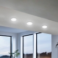 Eglo - Lot de 3x spots encastrables LED RGBW dimmables LED/4,7W/230V 2700-6500K blanc