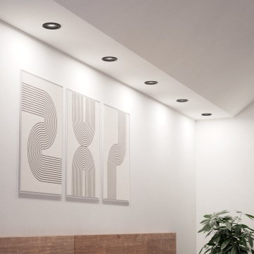 Eglo - Lot de 5 spots encastrables LED/4,8W/230V 2700/4000/6500K noir