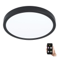 Eglo - Luminaire de salle de bains LED dimmable, 19,5 W/230 V, IP44, ZigBee, Ø 28,5 cm