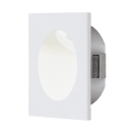 Eglo - Luminaire d'escalier LED 1xLED/2W/230V blanc