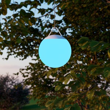 Eglo - Luminaire d'extérieur rechargeable LED RGB dimmable LED/2600 mAh IP44 blanc + télécommande