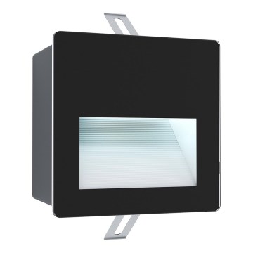 Eglo - Luminaire encastré LED extérieur LED/3,7W/230V IP65 noir