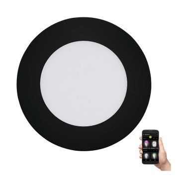 Eglo - Luminaire LED dimmable pour salle de bains LED/5,4W/230V IP44 ZigBee Ø 12 cm