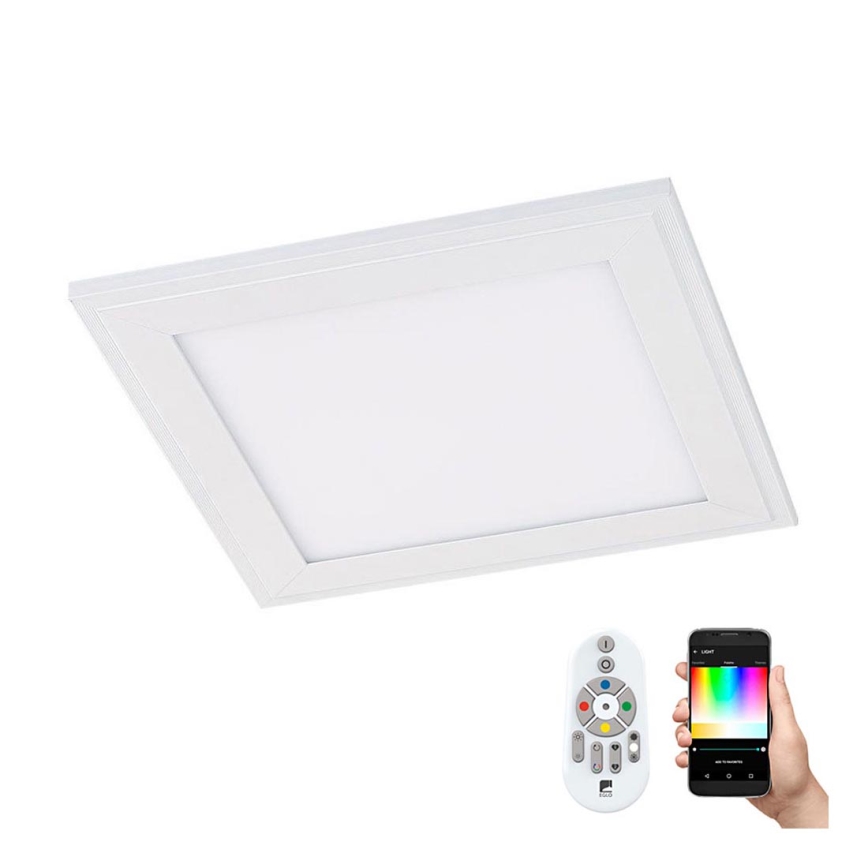 Eglo - Luminaire LED RVBW à intensité variable SALOBRENA-C LED/16W + télécommande