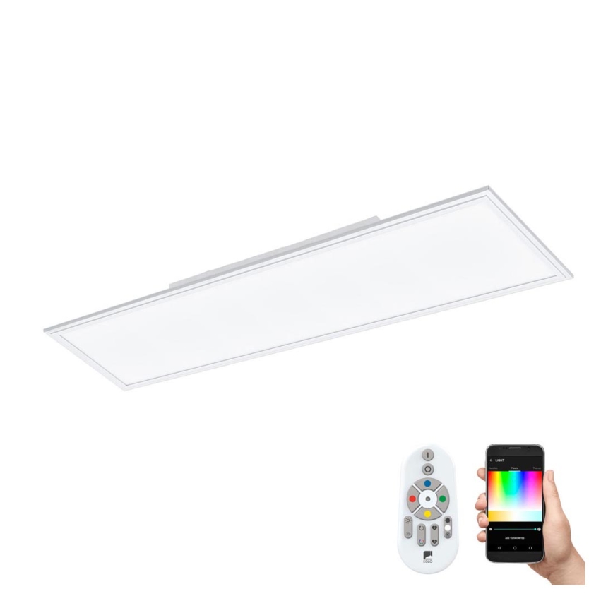 Eglo - Luminaire LED RVBW à intensité variable SALOBRENA-C LED/31W + télécommande