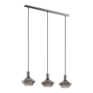 Eglo - Lustre avec fil 3xE27/60W/230V