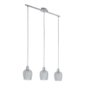 Eglo - Lustre en cristal 3xE27/60W/230V