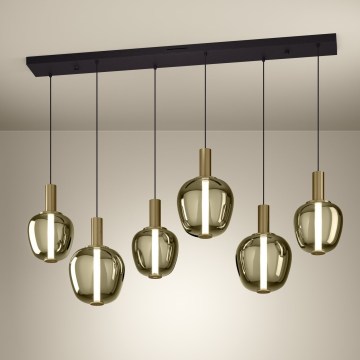 Eglo - Lustre LED dimmable 3xLED/5W/230V + 3xLED/6,5W + 6xLED/1,6W 2200-6500K doré