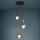 Eglo - Lustre suspendu sur câble 3xE27/28W/230V, finition cuivre