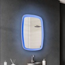 Eglo - Miroir de salle de bain LED RVBW à intensité variable avec rétro-éclairage 20W/230V IP44 ZigBee