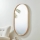 Eglo - Miroir mural 100x60 cm marron