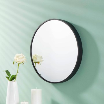 Eglo - Miroir mural d. 40 cm noir