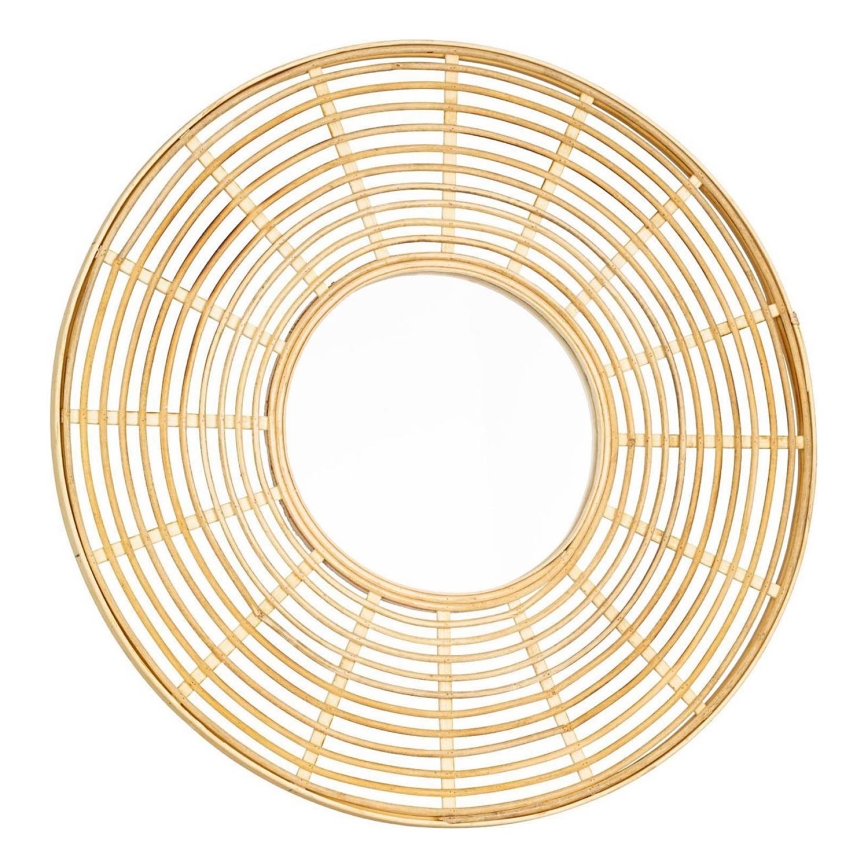 Eglo - Miroir mural d. 55 cm bambou
