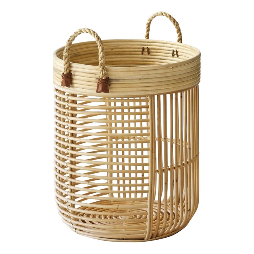 Eglo - Panier décoratif 50x36 cm bambou