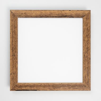 Eglo - Panneau en saillie à intensité variable POZZALLO WOOD LED/21W/230V 2700-6500K 49,5x49,5 cm marron + télécommande