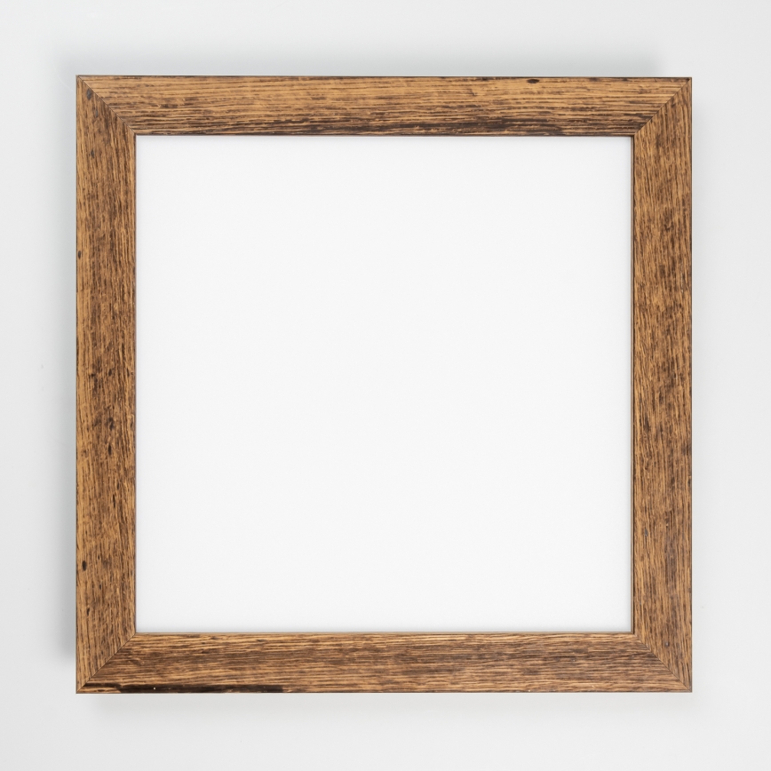 Eglo - Panneau en saillie à intensité variable POZZALLO WOOD LED/21W/230V 2700-6500K 49,5x49,5 cm marron + télécommande